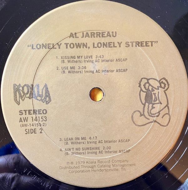 Al Jarreau : Lonely Town, Lonely Street (LP, Album, Gol)