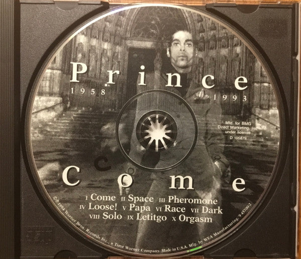 Prince : Come (CD, Album, Club, All)