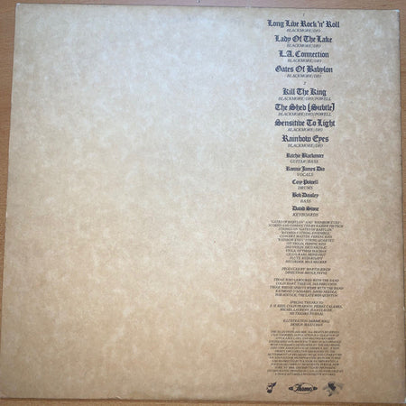 Rainbow : Long Live Rock 'N' Roll (LP, Album, PRC)