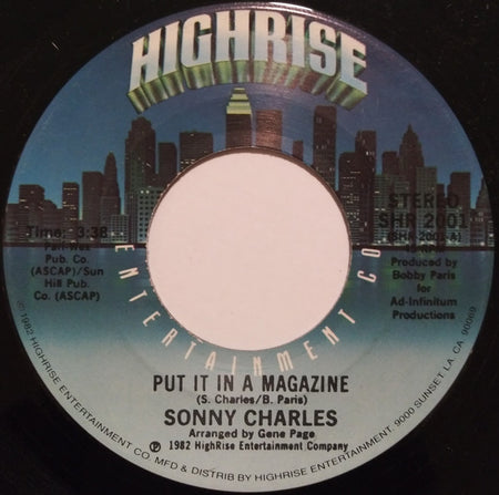 Sonny Charles : Put It In A Magazine (7", Single, Com)