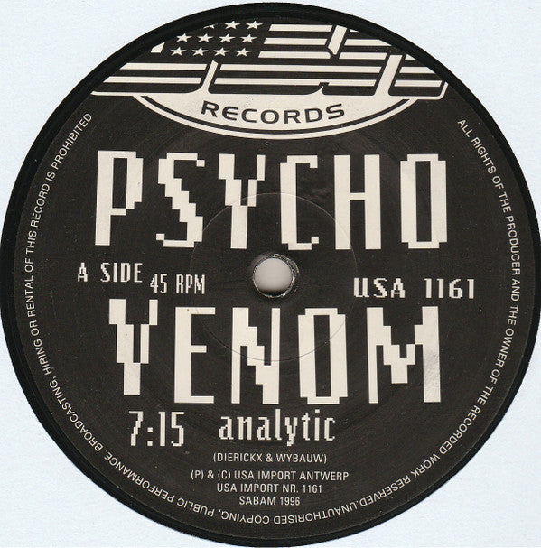 Analytic : Psycho Venom (12")