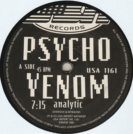Analytic : Psycho Venom (12")