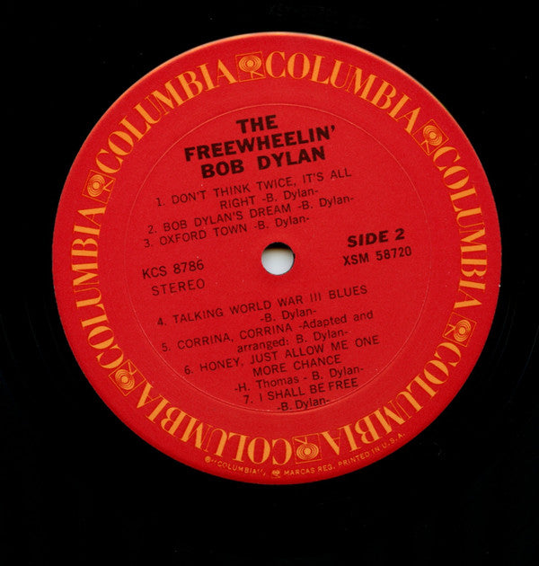 Bob Dylan : The Freewheelin' Bob Dylan (LP, Album, RE, Ter)