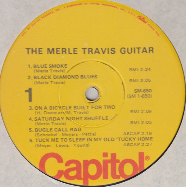Merle Travis : The Merle Travis Guitar (LP, Album, Mono, RE)
