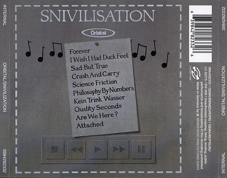 Orbital : Snivilisation (CD, Album, RE)