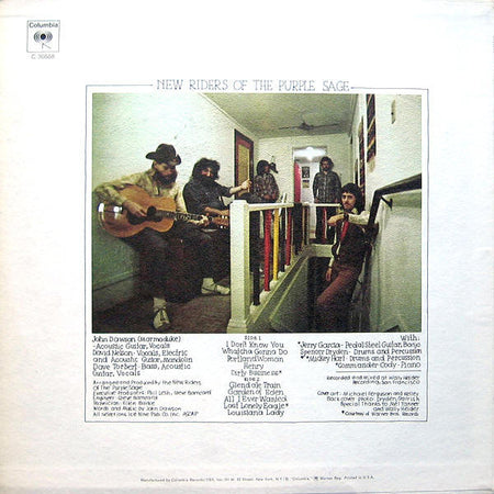 New Riders Of The Purple Sage : New Riders Of The Purple Sage (LP, Album, Ter)