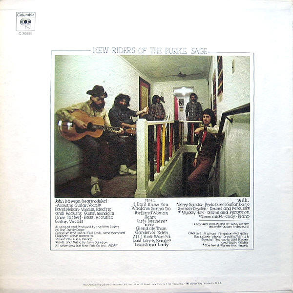 New Riders Of The Purple Sage : New Riders Of The Purple Sage (LP, Album, Ter)