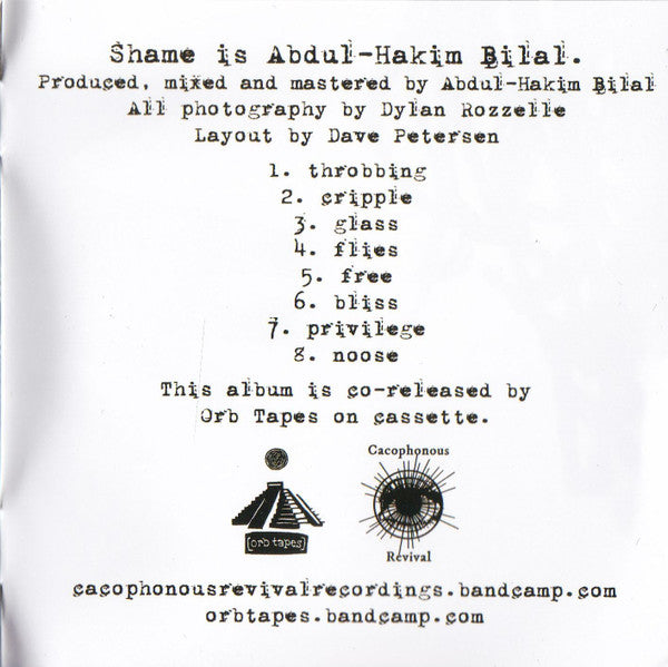 Shame (28) : White Man (CD, Album)