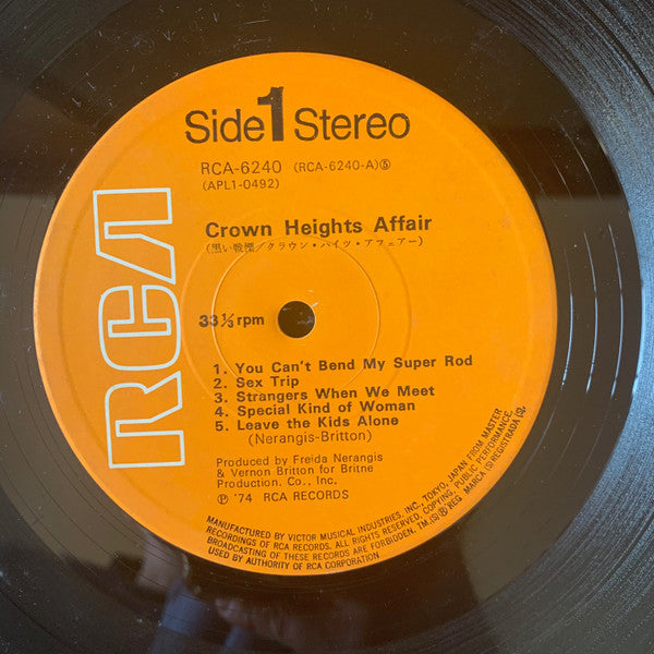 Crown Heights Affair : Crown Heights Affair (LP, Album)