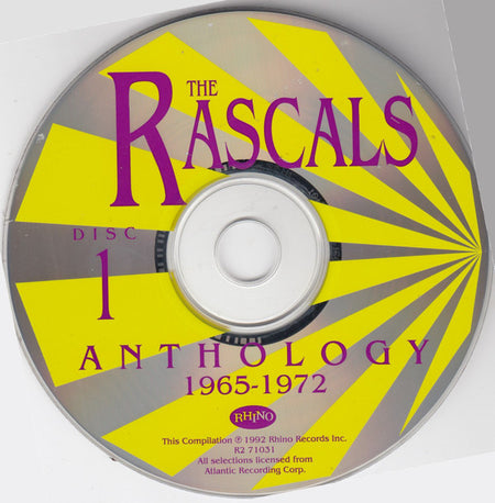 The Rascals : The Rascals: Anthology 1965-1972 (2xCD, Comp, Dig)