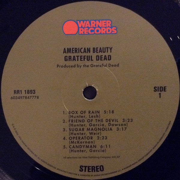 The Grateful Dead : American Beauty (LP, Album, RE, 50t)