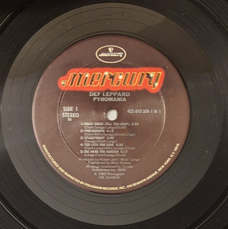Def Leppard : Pyromania (LP, Album, Club, CRC)