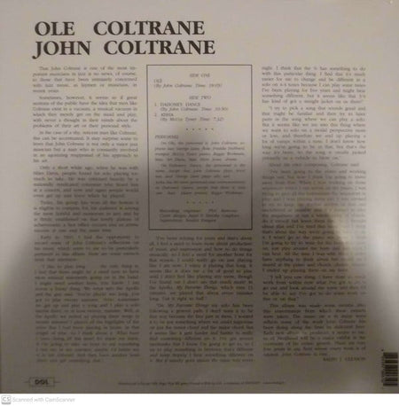 John Coltrane : Olé Coltrane (LP, Album, RE, 180)