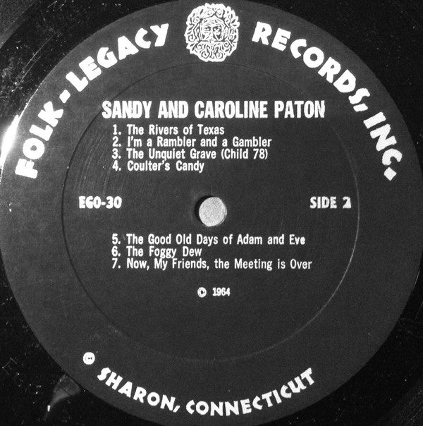 Sandy* And Caroline Paton : Sandy And Caroline Paton (LP, Album)