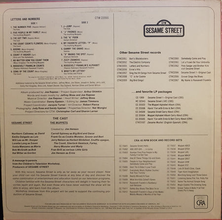 Sesame Street : Letters And Numbers (LP, Album)