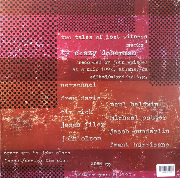 Crazy Doberman : Two Tales Of Lost Witness Marks (LP, Album)