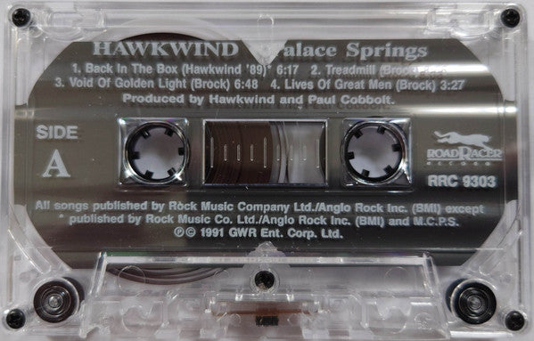 Hawkwind : Palace Springs (Cass, Album)