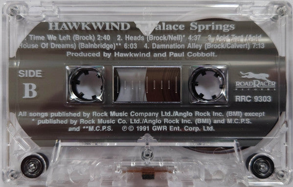 Hawkwind : Palace Springs (Cass, Album)