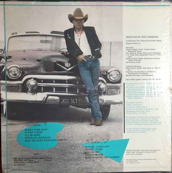 Dwight Yoakam : Guitars, Cadillacs, Etc., Etc. (LP, Album, Club, RCA)