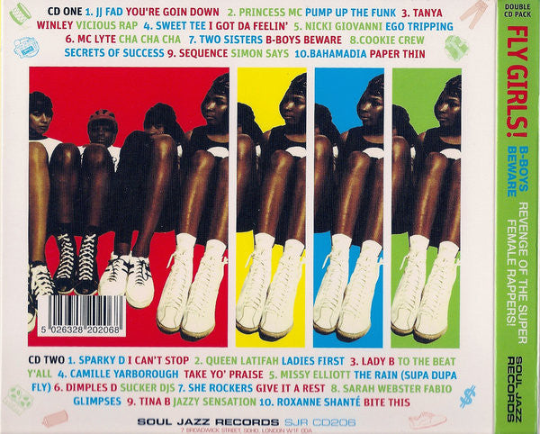 Various : Fly Girls! (B-Boys Beware: Revenge Of The Super Female Rappers!) (2xCD, Comp)