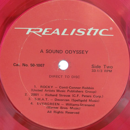 "A Sound Odyssey" Orchestra : A Sound Odyssey (LP, Album, Ltd, Red)