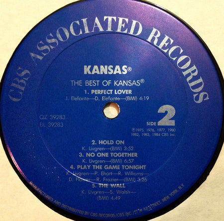 Kansas (2) : The Best Of Kansas (LP, Comp, Car)