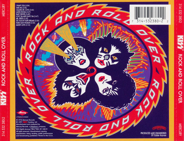 Kiss : Rock And Roll Over (CD, Album, RE, RM)