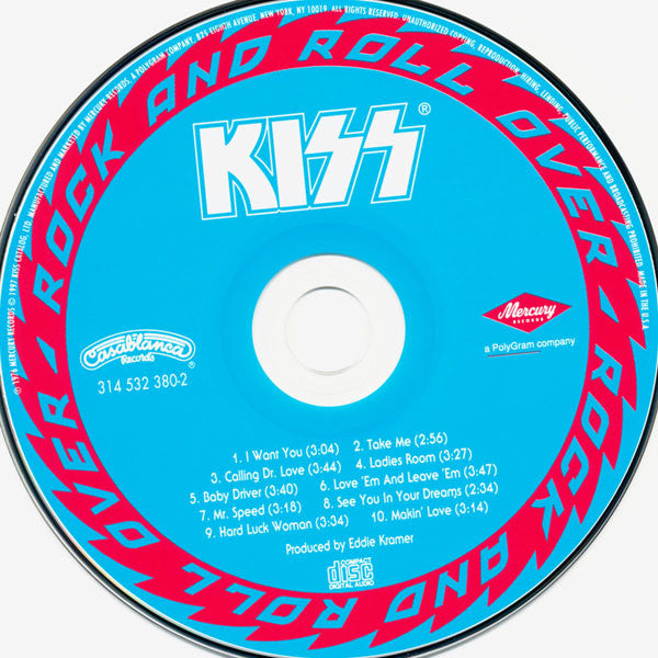 Kiss : Rock And Roll Over (CD, Album, RE, RM)