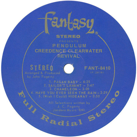 Creedence Clearwater Revival : Pendulum (LP, Album, Ind)