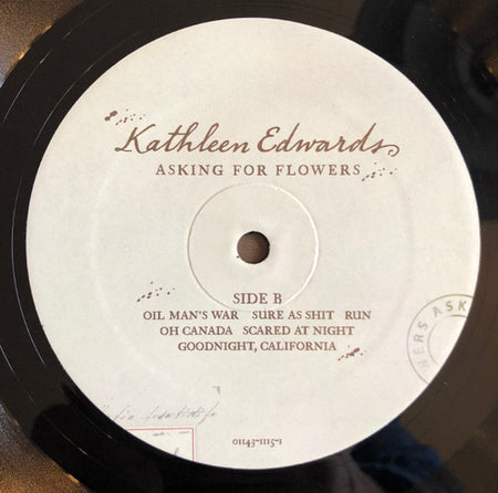 Kathleen Edwards : Asking For Flowers (LP, Album)