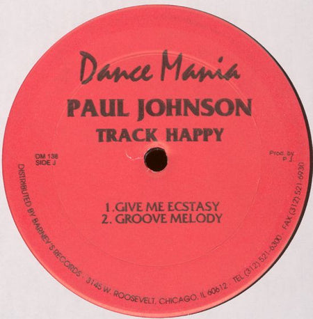 Paul Johnson : Sex Crazed / Track Happy (12")