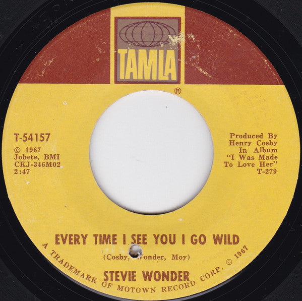 Stevie Wonder : I'm Wondering / Every Time I See You I Go Wild (7", Single, ARP)