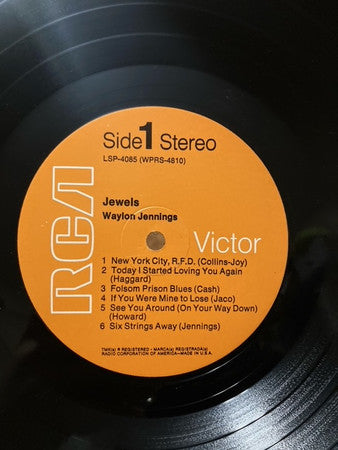 Waylon Jennings : Jewels (LP, Album, Ind)