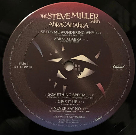 The Steve Miller Band* : Abracadabra (LP, Album, Club, Col)