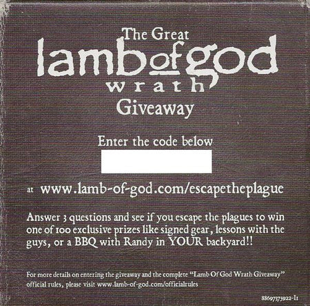 Lamb Of God : Wrath (LP, Album)