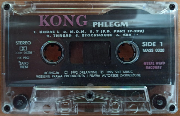 Kong : Phlegm (Cass, Album)