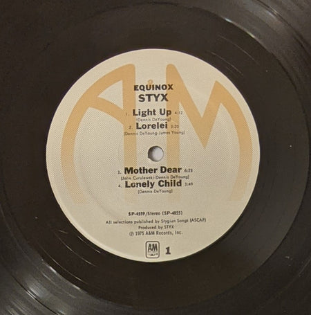 Styx : Equinox (LP, Album)