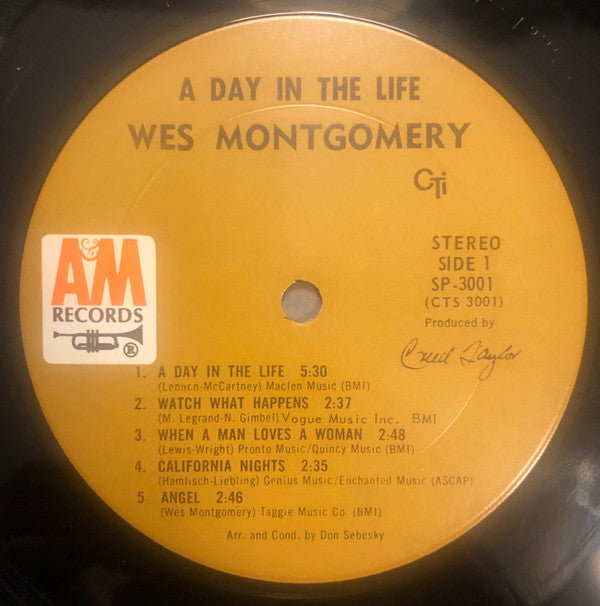 Wes Montgomery : A Day In The Life (LP, Album, RE)