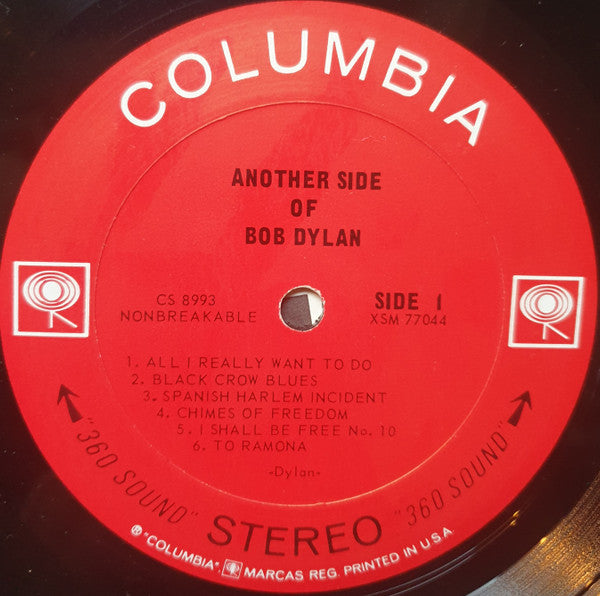 Bob Dylan : Another Side Of Bob Dylan (LP, Album, San)
