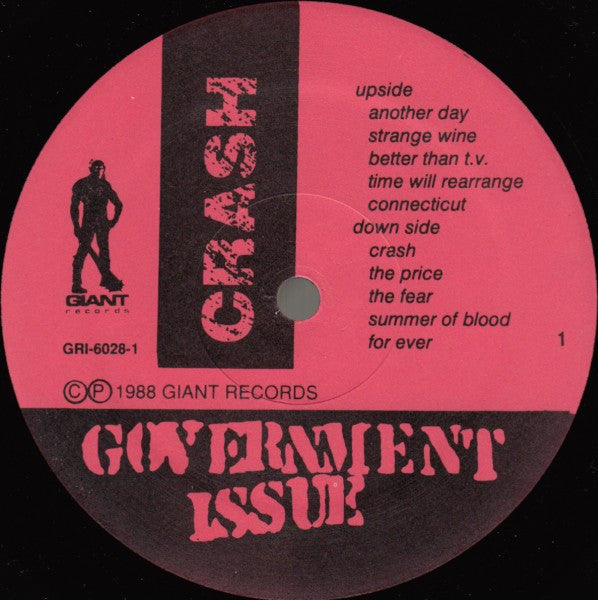 Government Issue : Crash (LP, Album)