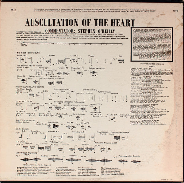 John Barlow (11) & Wendy Pocock : Auscultation Of The Heart (LP, Mono)