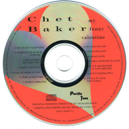 Chet Baker : My Funny Valentine (CD, Comp, RE)