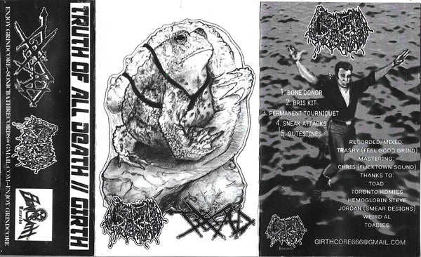 Truth Of All Death / Girth (4) : Truth Of All Death / Girth (Cass, Pur)
