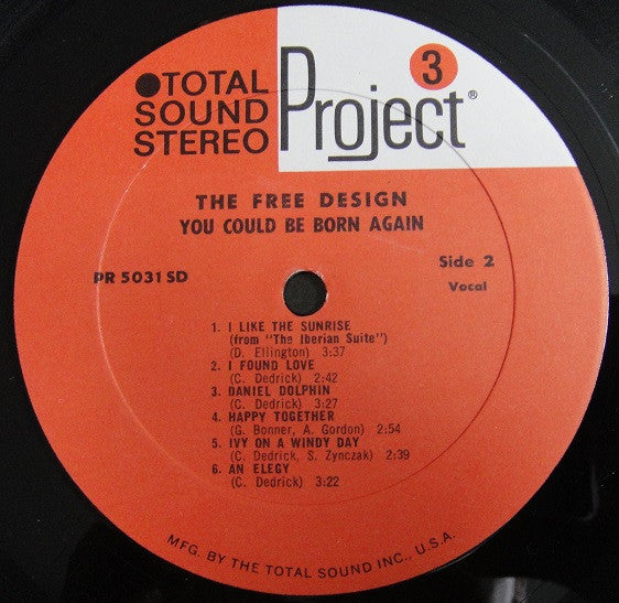 The Free Design : You Could Be Born Again (LP, Album, San)