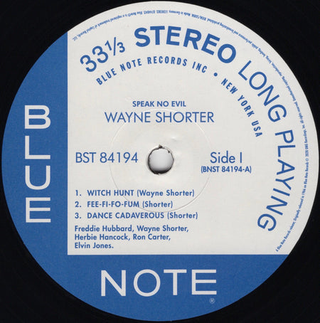 Wayne Shorter : Speak No Evil (LP, Album, RE, 180)