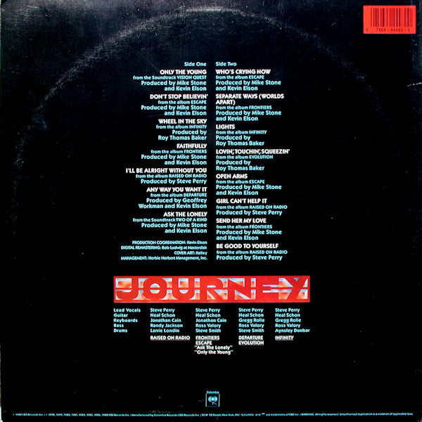 Journey : Greatest Hits (LP, Comp)
