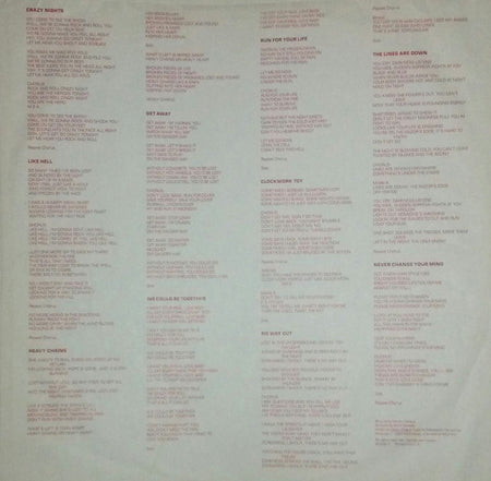 Loudness (5) : Thunder In The East (LP, Album, SP-)