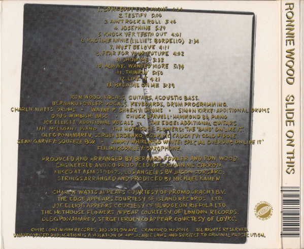 Ron Wood : Slide On This (CD, Album)