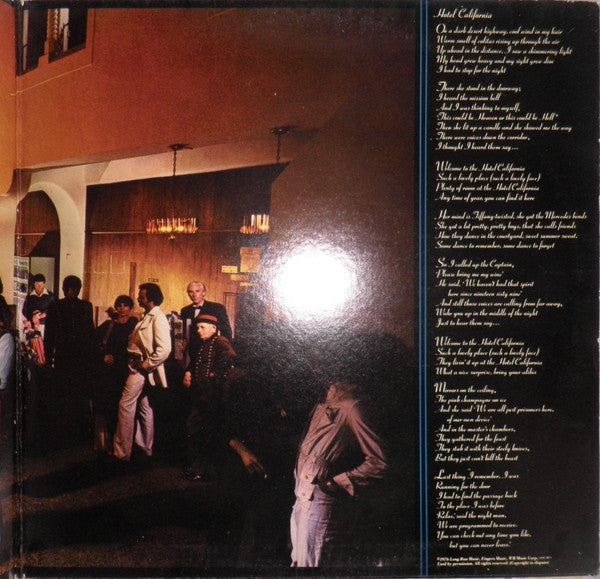 Eagles : Hotel California (LP, Album, PRC)
