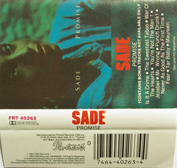 Sade : Promise (Cass, Album, Dol)